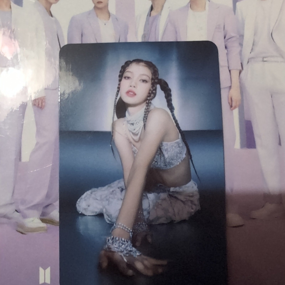 Black pink Photo Card